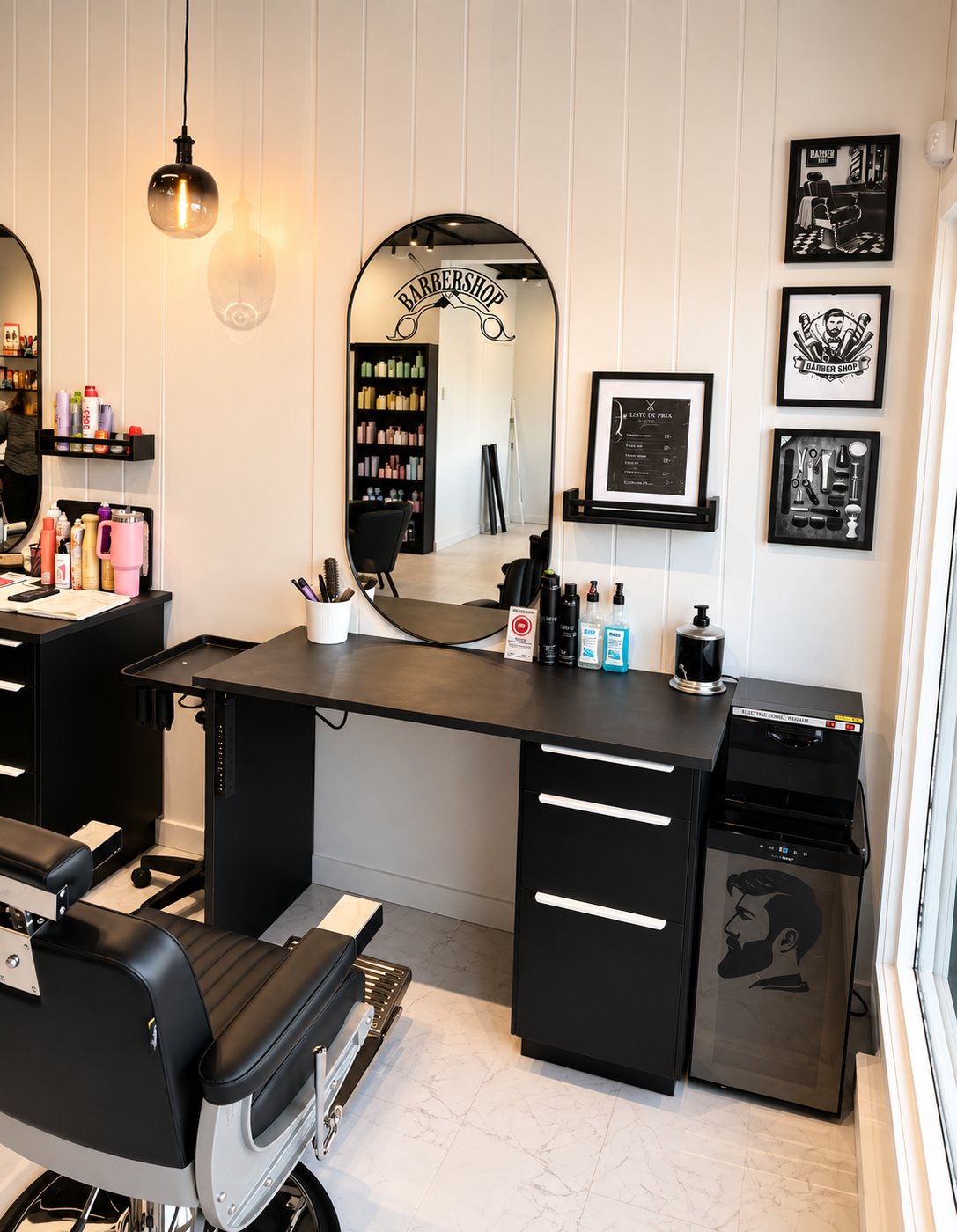 Le coin barbière